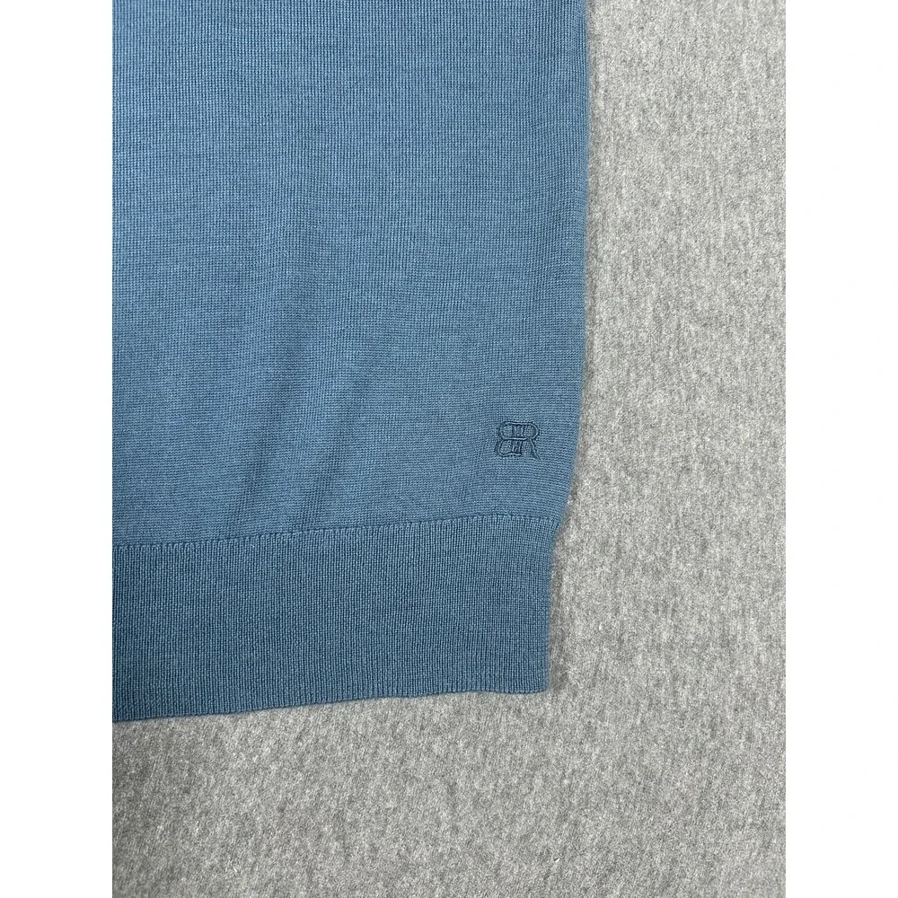 Banana Republic Merino Wool Crew Neck Sweater‎ Blue Size XL